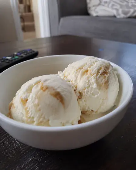 Helado casero hecho en casa