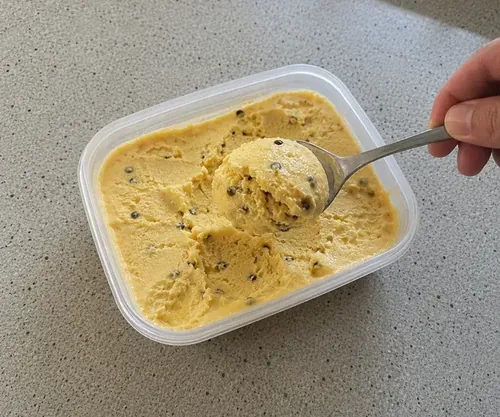 Helado de maracuyá